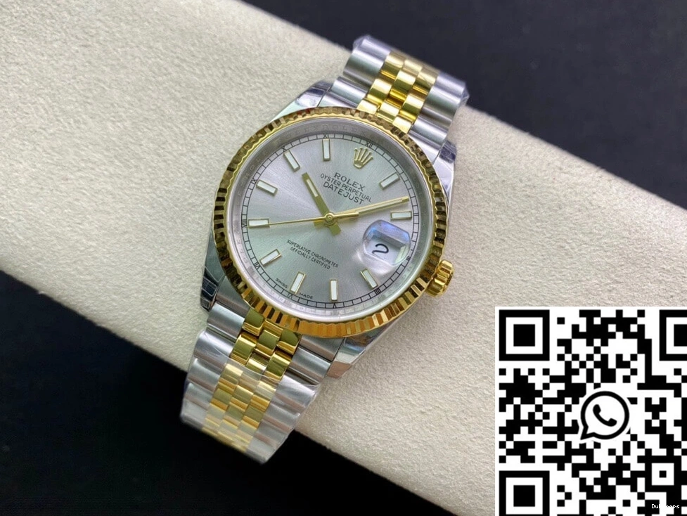 36MM 748 Yellow EW Factory Rolex Datejust RelaxedFit 126233 Gold 0711